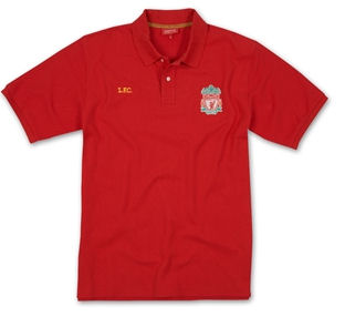 Adidas 09-10 Liverpool Polo Shirt (Red)
