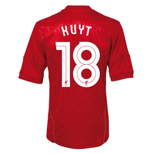 Adidas 2010-11 Liverpool Home Shirt (Kuyt 18) European