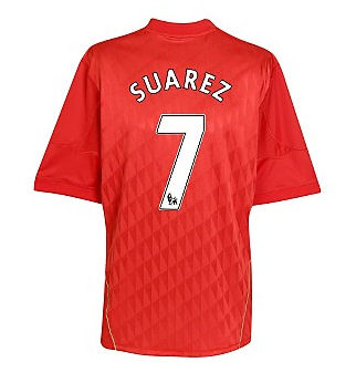 Adidas 2010-11 Liverpool Home Shirt (Suarez 7)