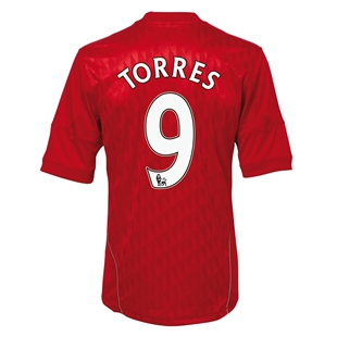 Adidas 2010-11 Liverpool Home Shirt (Torres 9)