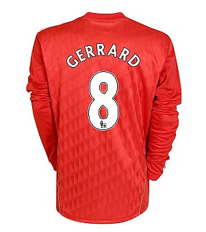 Adidas 2010-11 Liverpool Long Sleeve Home Shirt