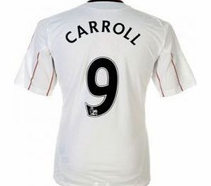 Adidas 2010-11 Liverpool Away Shirt (Carroll 9)