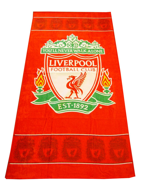 Liverpool Border Crest Towel Printed Design