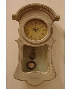 SHABBY CHIC LARGE PENDULUM WALL clock