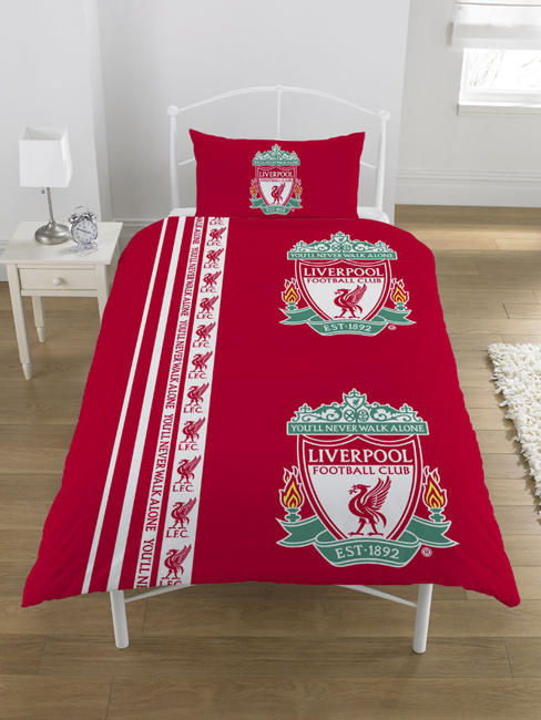 Liverpool FC Football Duvet Cover and Pillowcase
