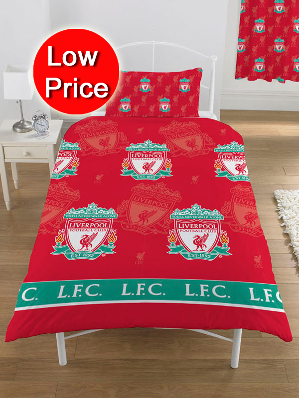 Liverpool FC Liverpool Liverbird Rotary Duvet and