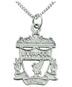 Liverpool FC Silver Childrens Official Crest Pendant