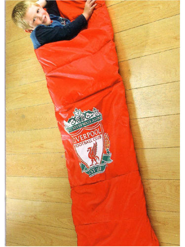 Liverpool FC Sleeping Bag Sleep Over Bedding -