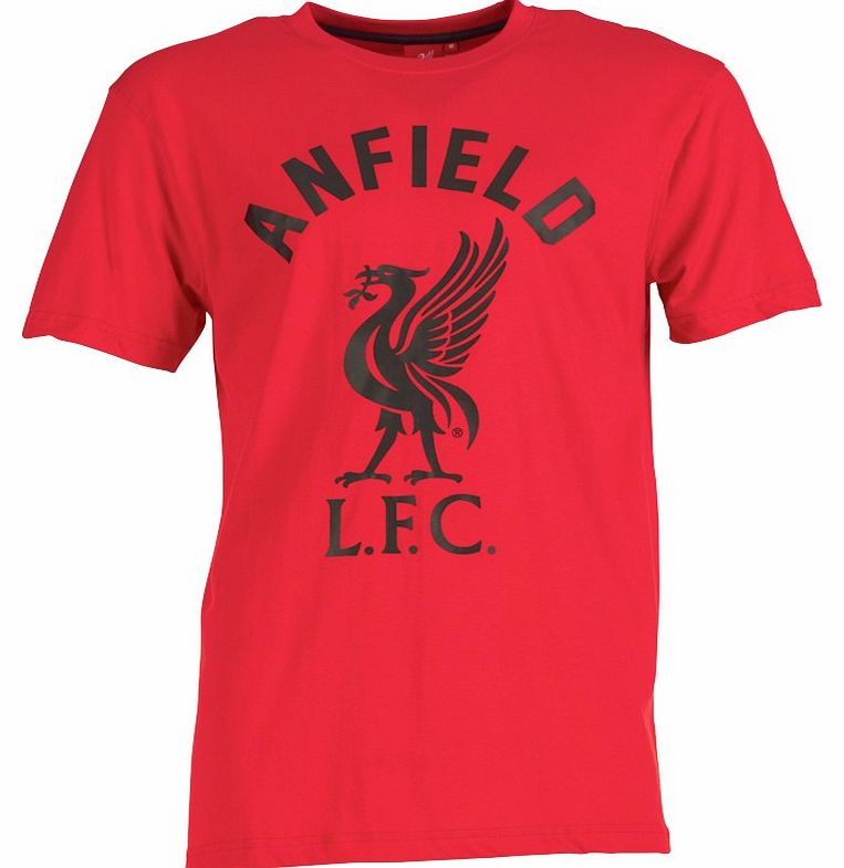 Liverpool Mens Anfield T-Shirt Red
