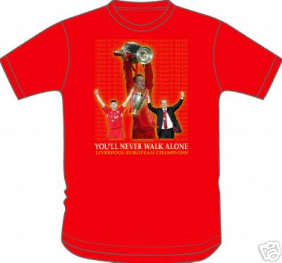 Reebok Liverpool Champions Tee 04/05