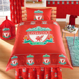 Liverpool Stipple Border Single Duvet Set