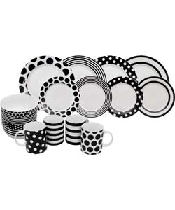 16 Piece Porcelain Simplicity Dinner Set