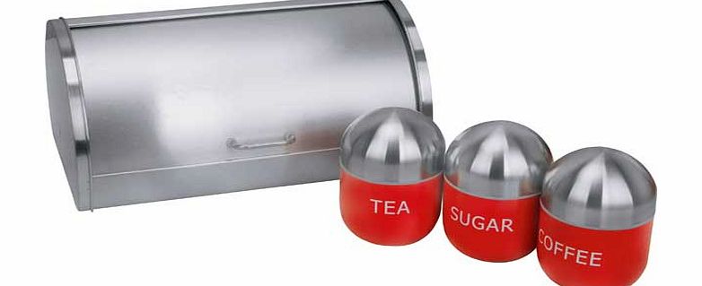 Living 4 Piece Storage Set - Red