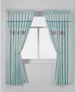 Living Birdcage Teal Curtains - 66 x 72 inch