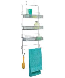 Living Chrome 3 Tier Over Door Organiser