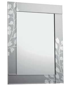 Living Flower Patterned Mirror