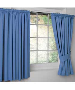Living Kids Blue Blackout Curtains - 66 x 54 Inch