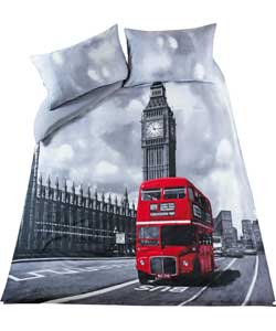 Living Photographic London Bus Duvet Set -