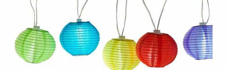 Living Solar Ball Party String Lights - Set of 20