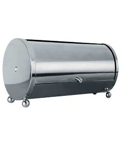 Living Stainless Steel Roll Top Bread Bin