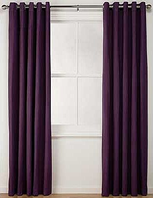 Living Suedette Ring Top Curtains - 168x229cm
