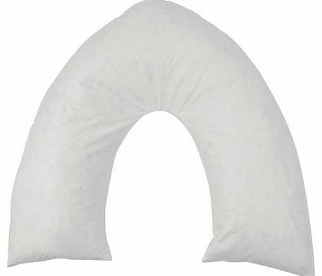 V-Shaped Feather Body Support Pillow