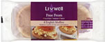 Livwell Free From English Muffins (4) Cheapest