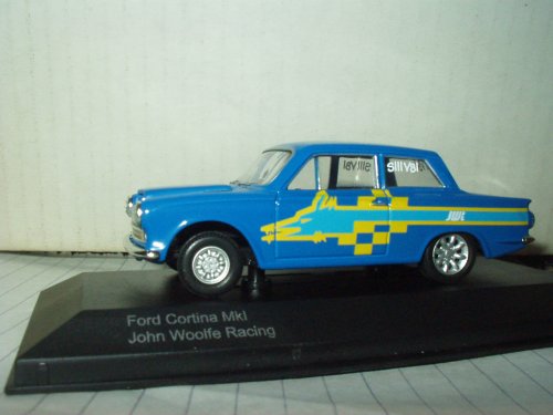 Lledo Ford Cortina MKI - Blue - John Woolfe Racing - Boy Racers (1:43 Scale)