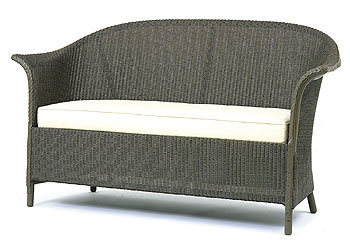 Lloyd Loom Burghley Sofa with Drop In Seat
