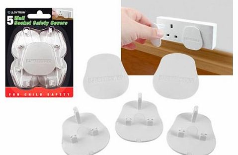 LLOYTRON 5, 10 OR 20 PACK BABY CHILD PROTECTION HOME SAFETY WALL PLUG SOCKET COVERS (20 pack)