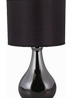 LLOYTRON  Eclipse Touch Table Lamp, Black