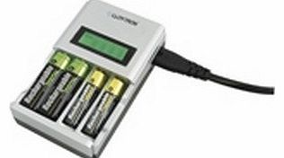 LLOYTRON  Intelligent LCD Battery Charger AA or AAA Ni-Mh or Ni-Cd
