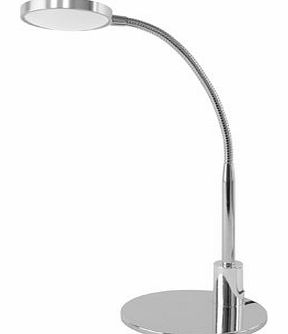  L1502SV 3 Watt Discus LED Desk Lamp, Silver