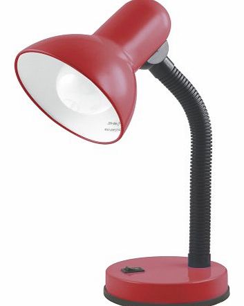 LLOYTRON  L958RD Desk Lamp, Red