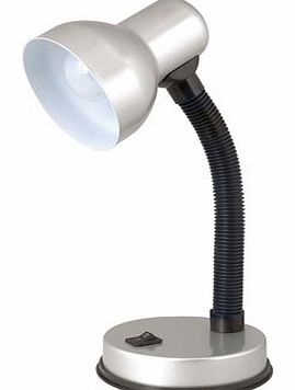 LLOYTRON  L961SV Flexi Desk Lamp, Silver