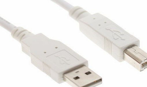 LLOYTRON USB Printer Cable 2M for HP DESKJET 1000, 1050, 2050, 3050 DATA CABLE CORD USB PRINTER CABLE