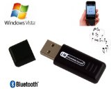 LM Technologies Ltd USB Bluetooth Dongle Adapter, Version 2.0 EDR. Compatible With Windows VISTA and A2DP (Wireless Ster