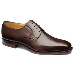 Loake Shoemakers Male Battersea Leather Upper Leather Lining Leather Lining Lace Up in Black, Brown
