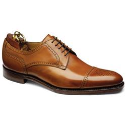 Loake since 1880 Male Hilton Leather Upper Leather Lining Leather Lining Brogues in Black