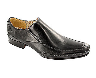Loake Twin Gusset Shoe with Stitch Apron Detail