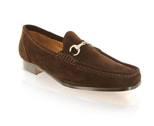 Loake Loafer With Metal Trim Detail