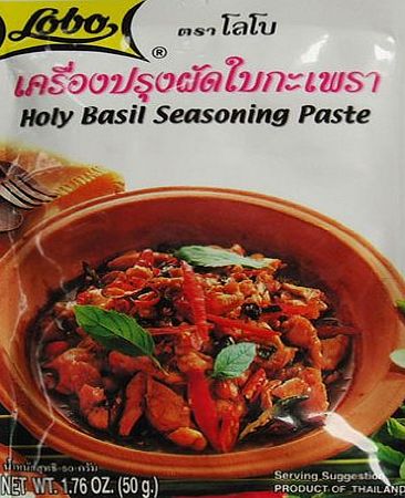 Thai Holy Basil Seasoning Paste 50g Lobo Brand