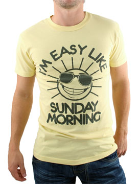 Local Celebrity Yellow Easy Sunday T-Shirt