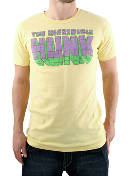 Local Celebrity Yellow Incredible Hunk T-Shirt