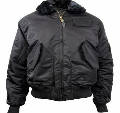 Location Mens Location MA2 Pilot Military Army Flight Bomber Jacket Combat Coat XL