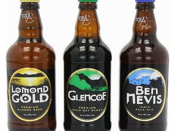 Lochs and Glens Bottle Selection Pack Beer 50 cl (Case of 12)