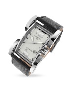 Locman Latin Lover - Silver Dial Black Reptile Band Automatic Watch