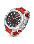 Locman Mare Titanium Red Chronograph Dive Watch