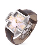 Locman Plus Dark Brown Women` Dress Date Watch