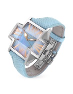 Locman Plus Sky Blue Oversize Dress Date Watch